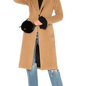 Rag & Bone Coat with Leather Detail